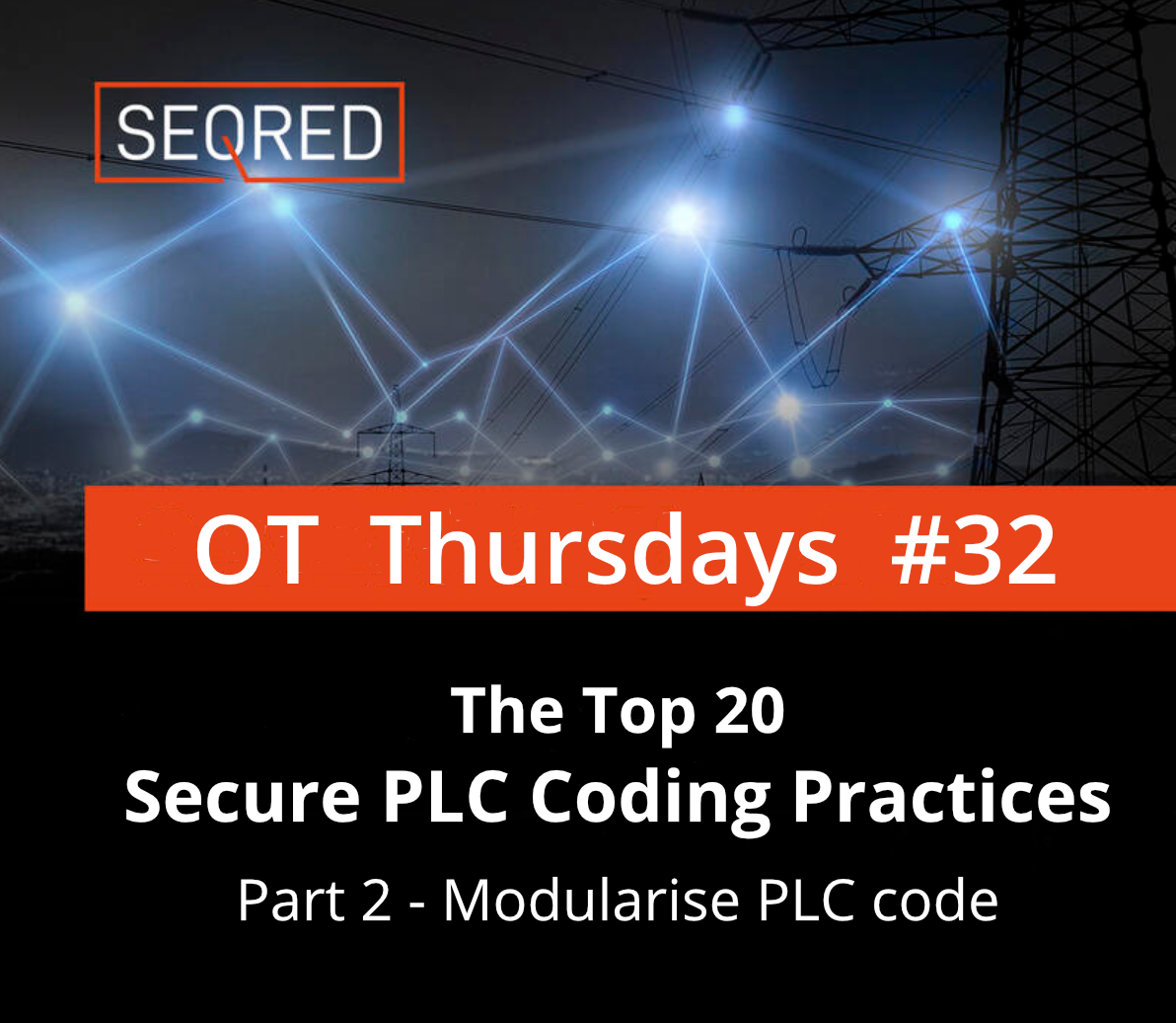 The Top 20 Secure PLC Coding Practices. Part 2 - Modularise PLC code