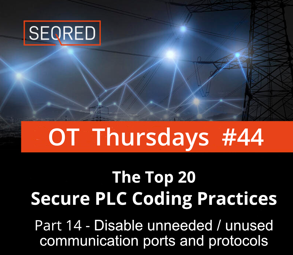 The Top 20 Secure PLC Coding Practices. Part 12 - Instrument for plausibility checks