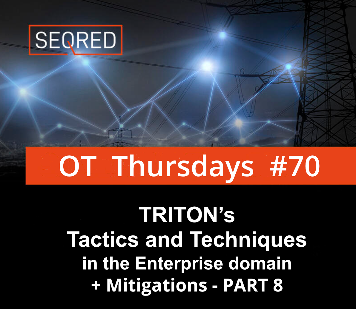 TRITON’s Tactics and Techniques in the Enterprise domain + mitigations