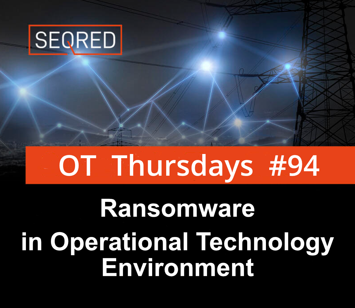 Ransomware in Operational Technology Environments
